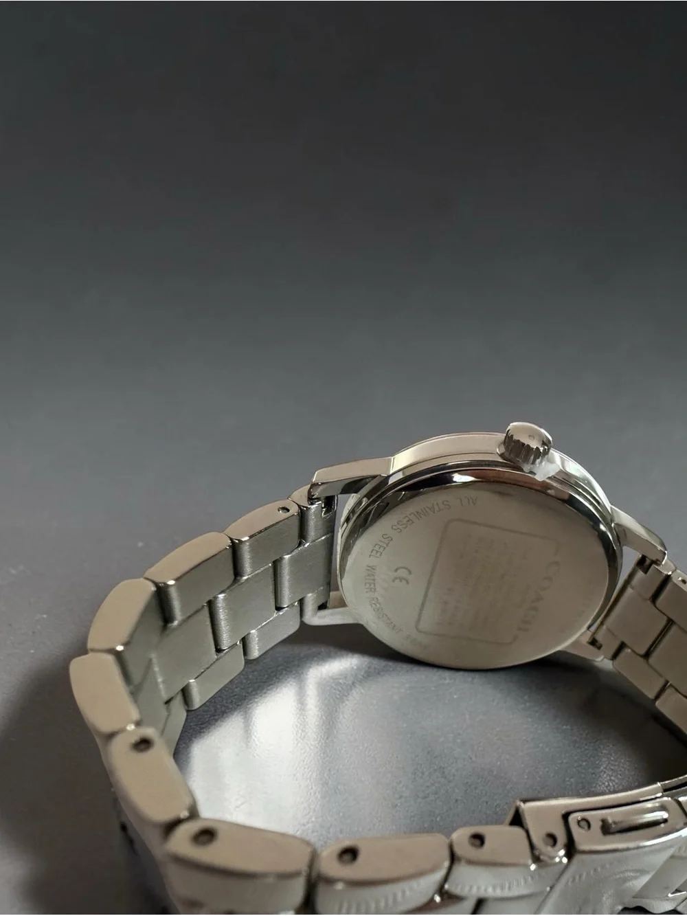 COACH WOMEN’S GRAND SILVER/PINK WATCH-EUC! - Picture 4 of 7